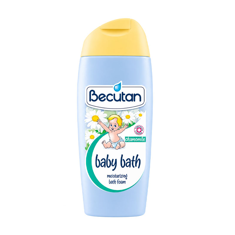 Дитяча пінка для купання Becutan Baby Bath Foam з ромашкою, 200 мл